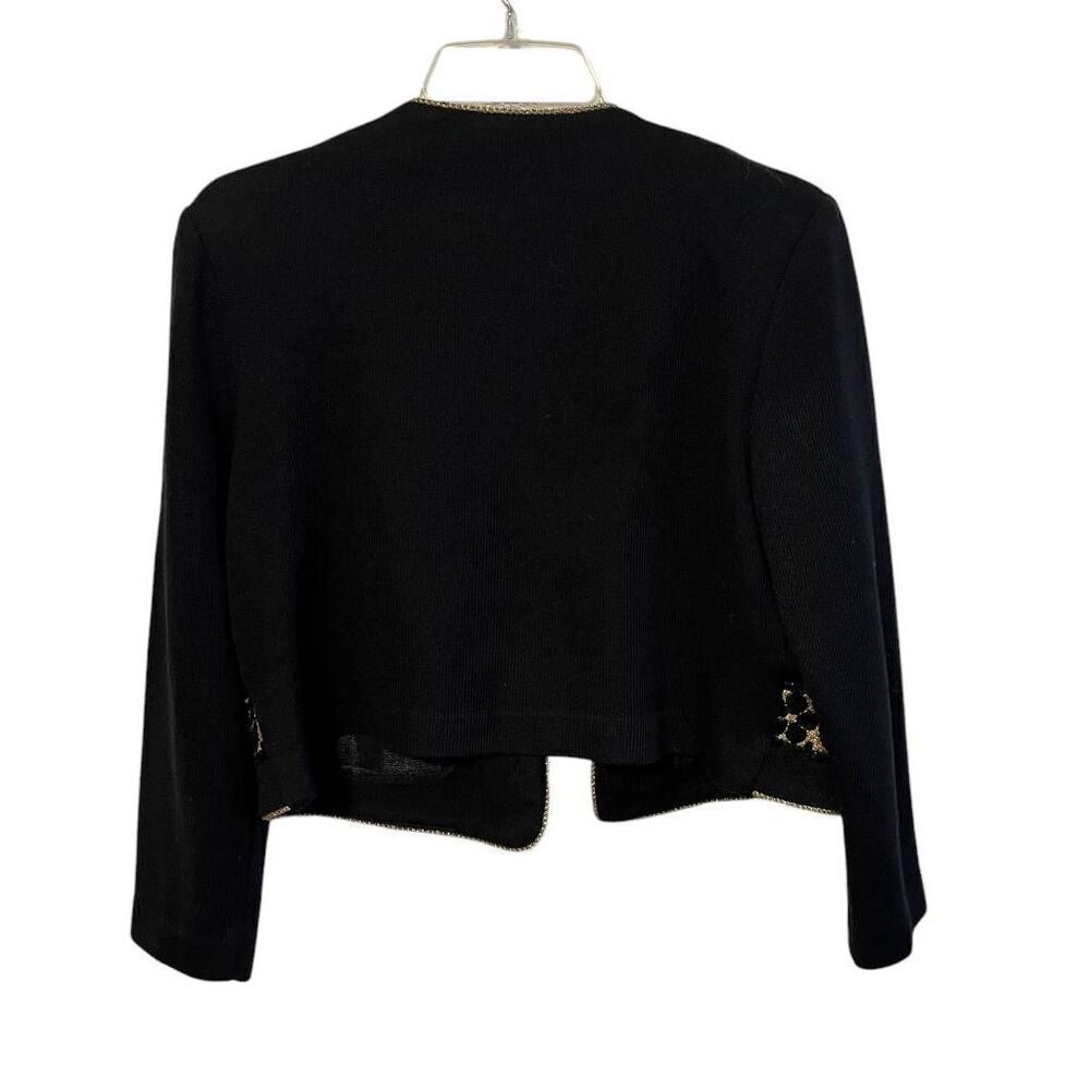 Women's Jeffrey & Dara By Linda Hutley Vintage 80's Cropped Jacket Sz 8 - Picture 2 of 10